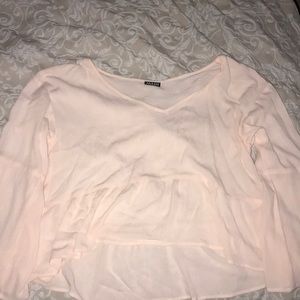 ❗❗Powder Pink Long Sleeve Blouse💄💋